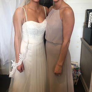 Tan Sorella Vita Bridesmaid Dress